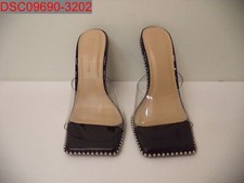 Wild Diva Lounge Womens Black/Clear Boli-2 St...