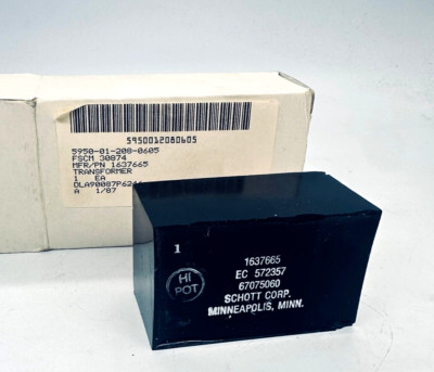 Transformateur Sterling ST26728 TFIRX04HA 340MADC NSN 5950-01-203-1424 - Neuf D'Origine (NOS)