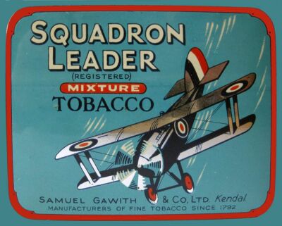 squadron leader tobacco SQUADRON LEADER TOBACCO WAR PLANE 15