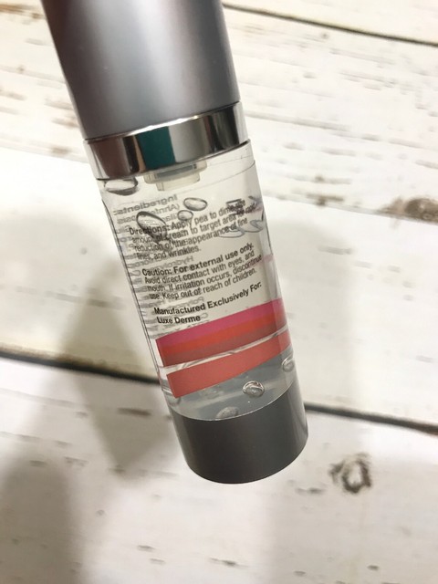 luxe derme eye serum
