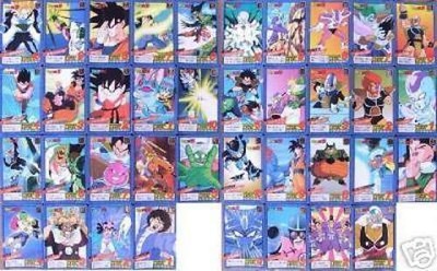 Japan Bandai Dragonball Dragon Ball Z Power Level Battle 9 Regular Card Set X 38 Collectibles Art Japanese Anime