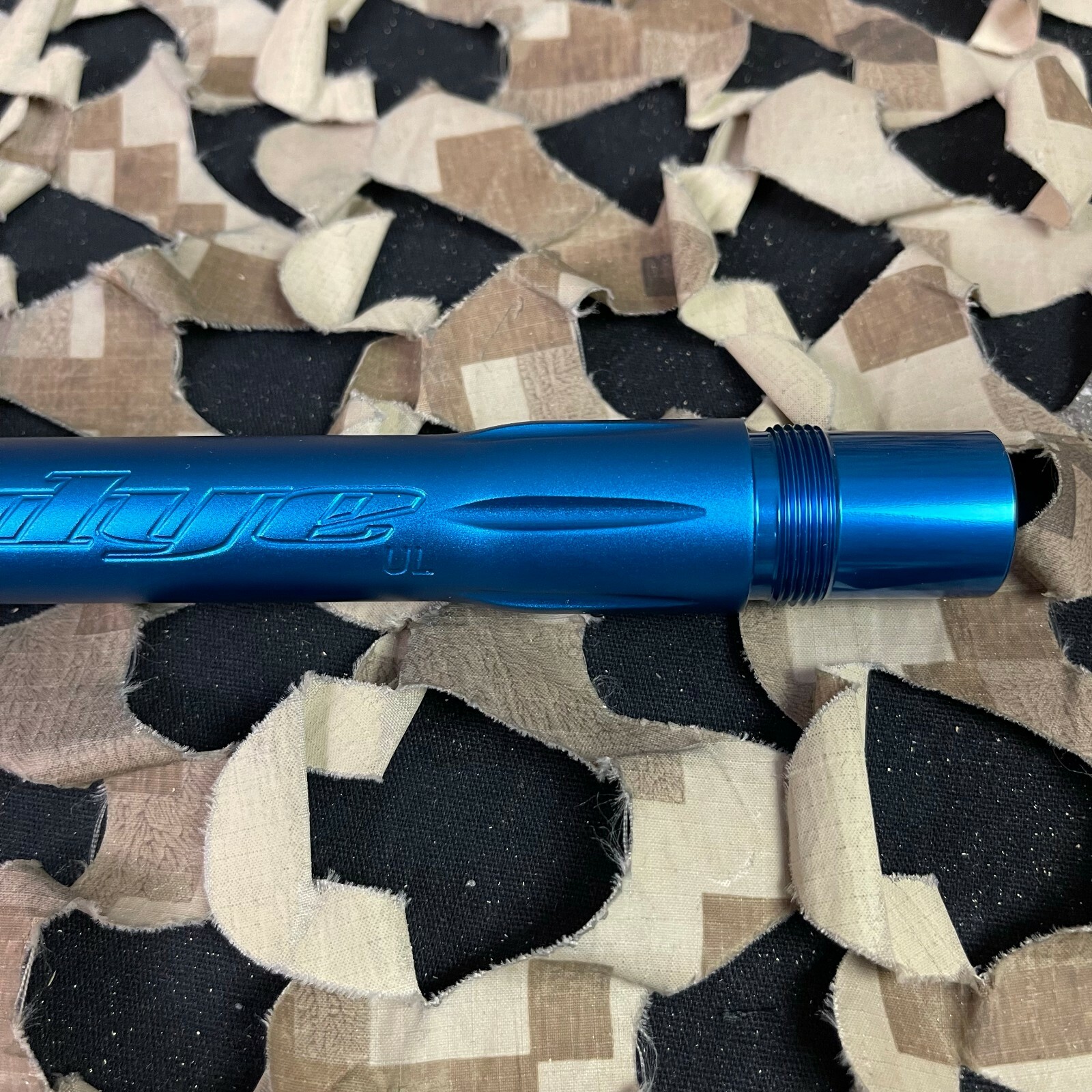 NEW Dye Ultralite Paintball Barrel Back - Autococker .688 - Dust Blue