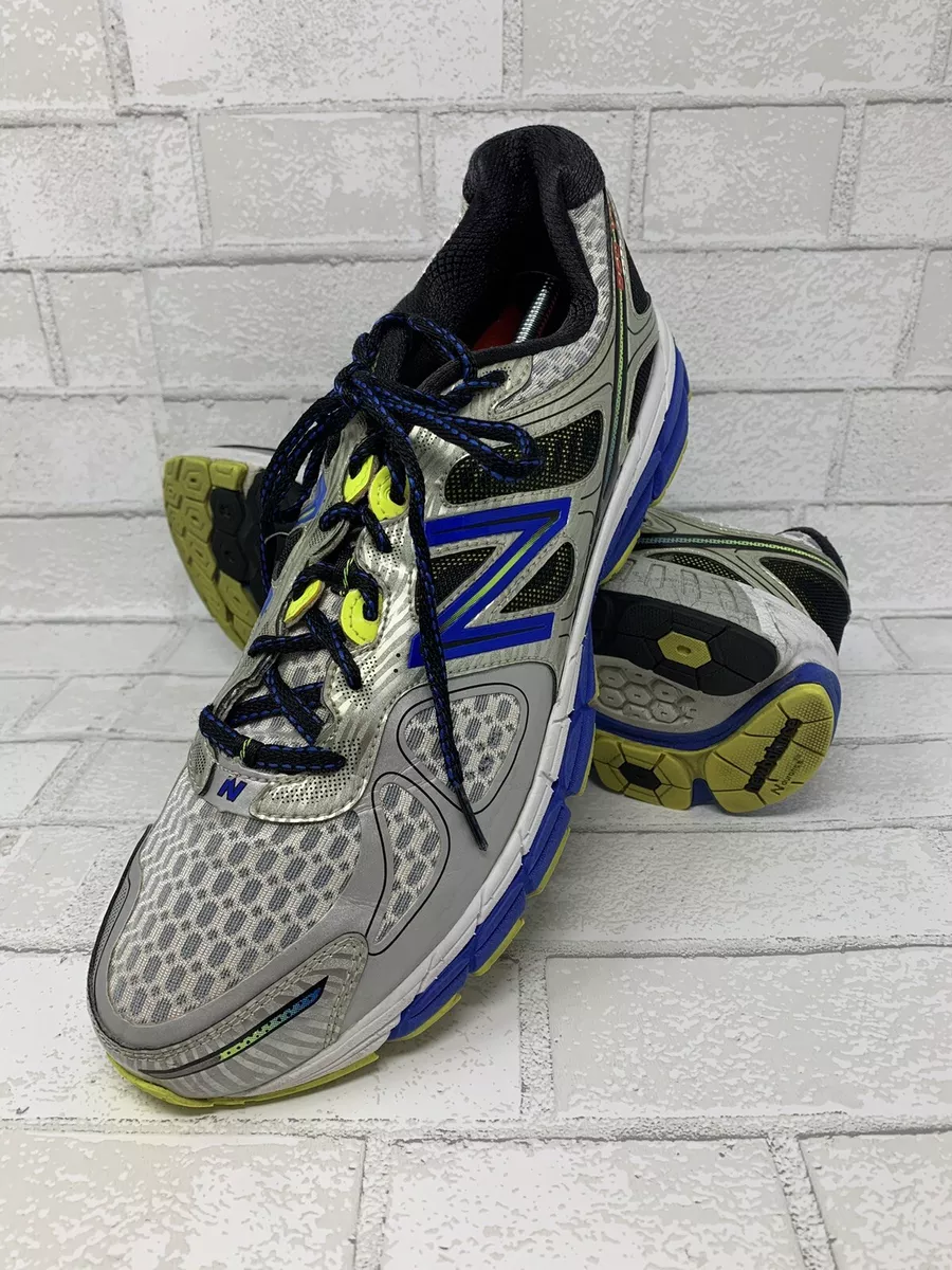 New Balance 860V4 Men s Athletic Running Shoes Silver Blue Size