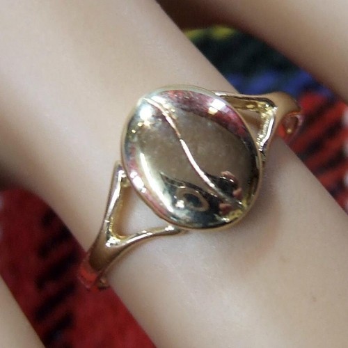 9 ct gold coffee bean ring | eBay