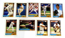 Padres Baseball Cards x9 Major League Topps 1992 Topps Company