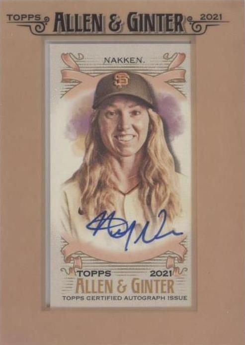 2021 Topps Allen & Ginter's - Alyssa Nakken #FMA-ANA for sale | eBay