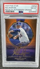 2023 Topps Five Star NOLAN RYAN Royalty Auto #4/5 TX Rangers Orange Autograph