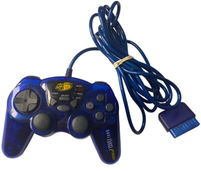 MadCatz Transparent Purple Dual Force Pro Wired Controller - Sony PlayStation 2