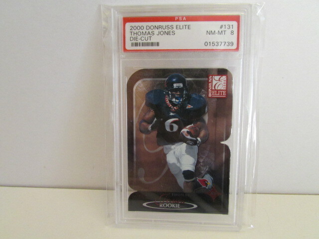 Thomas Jones Donruss Elite #131 Die-Cut