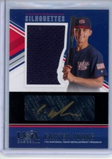 2018 Panini USA Baseball Stars/Stripe Black Patch Autograph Carter Young #/49