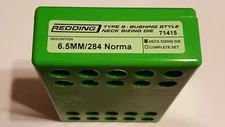71415 REDDING TYPE-S NECK BUSHING SIZING DIE - 6.5MM/284 NORMA - BRAND NEW