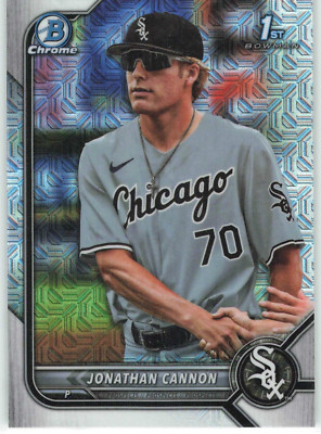2022 Bowman Draft Chrome ASIA Jonathan Cannon #BD-180 - Chicago White Sox