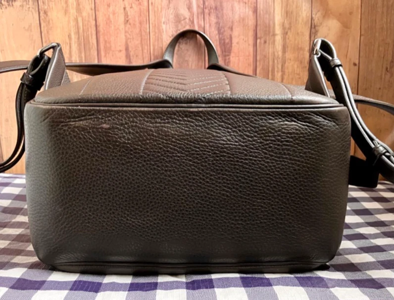 Ermenegildo Zegna / Maserati Boston Bag , Dark Brown Leather 42cm x 30cm x 18cm