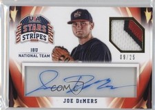 2015 Stars and Stripes Materials Signatures Prime 9/25 Joe DeMers #47 Auto 0w7