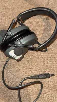 BROKEN Peltor Comtac III 3 Single Comm Headset Green 3M