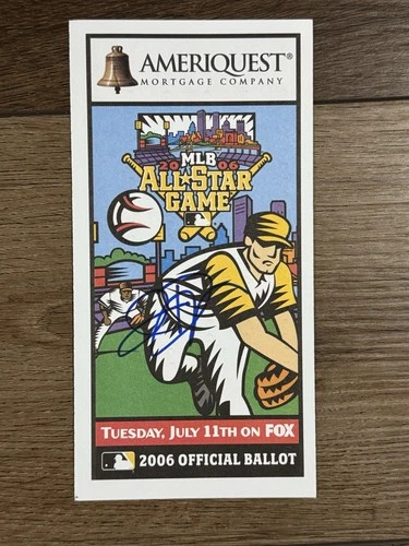 2006 Jermaine Dye All Star Baseball Ballet Signed Auto Ball White Sox