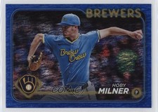 2024 Topps Update Blue Holo Foilboard 316/999 Hoby Milner #US87 ut4