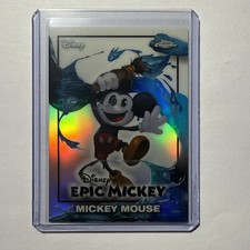 Mickey Mouse 2026 Topps Disney Neon Topps Chrome Epic Mickey #EM-1