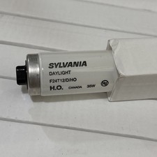 9 Sylvania Fluorescent F24T12/D/HO Daylight 35W Bulbs
