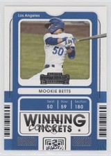 2021 Panini Contenders Winning Tickets Mookie Betts #WT-MB 8em