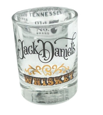 Jack Daniels Glass Set Of 6 With 4 Shot Glasses & 2 Whiskey Glasses