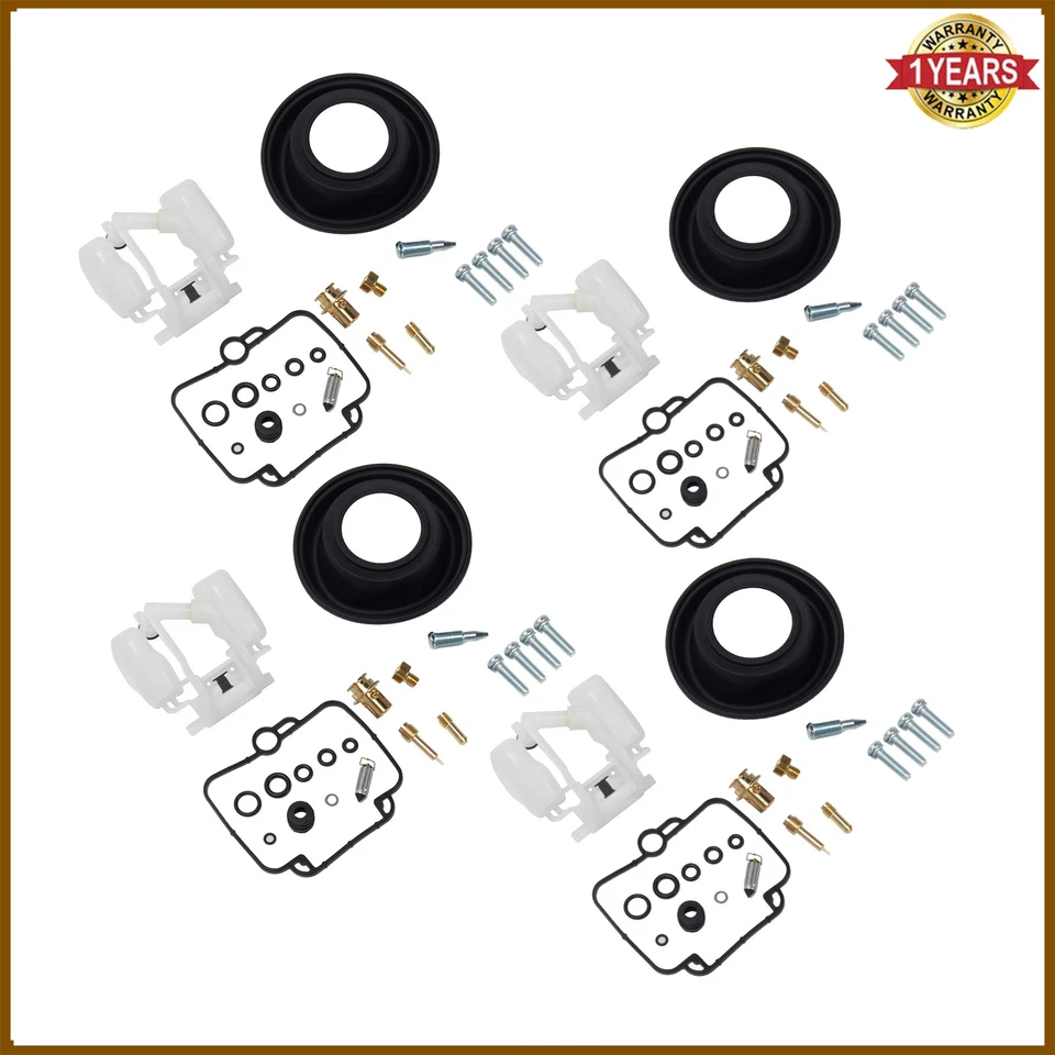 4x For Suzuki Katana 750 GSX750F 1989-1997 Carburetor Repair Kit diaphragm Float - Image 4 of 4