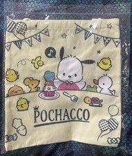 Sanrio Pochacco Reusable Canvas Tote Bag Mascot NIP 14 x13