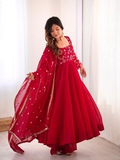 GOWN SALWAR KAMEEZ SUIT PARTY DRESS NEW WEAR PAKISTANI INDIAN WEDDING BOLLYWOOD