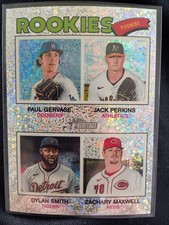 Gervase/Perkins/Smith/Maxwell 2026 Topps Heritage Chrome Silver Sparkle #375