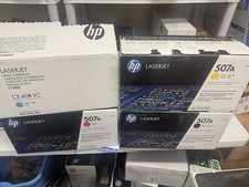 Set of 4- HP 507A CE400A-CE401YC-CE402A-CE403A