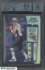 TOM BRADY 2000 Playoff Contenders Championship Ticket /100 RC BGS 8.5 w/ 10 AUTO