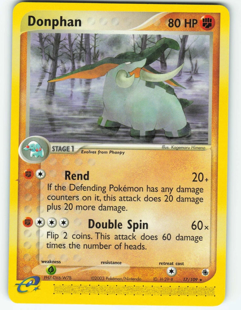 Donphan 17/109 Ruby and Sapphire for sale | eBay