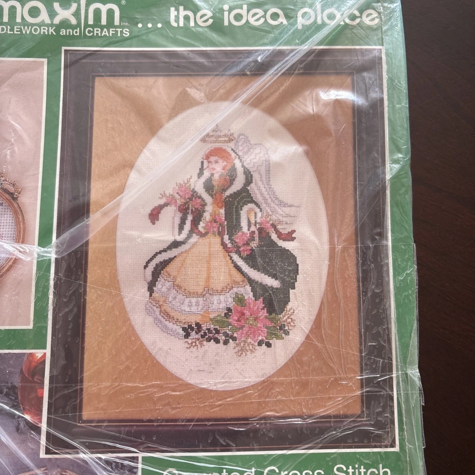 Mary Maxim “Emerald Angel” Counted Cross Stitch Pattern/Chart #7044 - Image 2 of 4