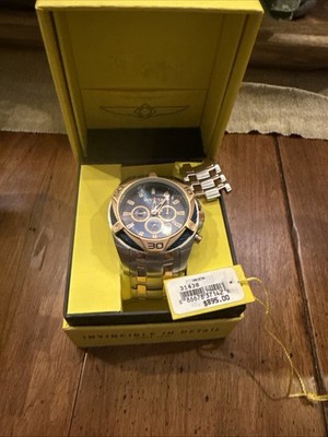 Invicta Bolt 31438 New With Box & Tags $895 MSRP Blue Face Free Shipping
