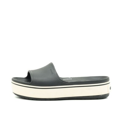 Crocs Damen Sandale EU 42-43 Platform Slide Schwarz/Weiß  Sandalen