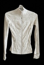 Lululemon Define Jacket Nulu - Contour Spot White Multi