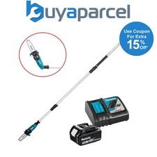 Makita DUA200RT 18V LXT 200mm Telescopic Extension Pole Saw + 5Ah Battery Kit