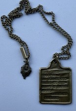 II WW- piastrino originale completo - Distretto Militare di VARESE- Samarate