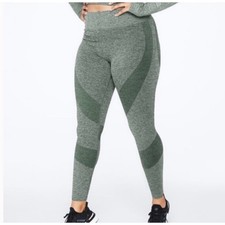 PINK Victoria's Secret High Waist Full Length Tight XL Green Seamless Leggings