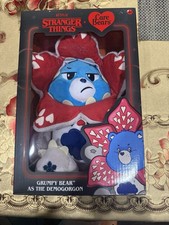 Netflix Care Bears x Stranger Things Grumpy Bear as the Demogorgon 12 Inch Plush