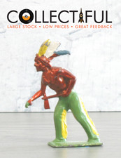 CRESCENT - VINTAGE LEAD FIGURE - AMERICAN INDIAN CHIEF - BRITAINS SIZE   472