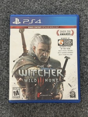 The Witcher 3 Wild Hunt W/Map PS4