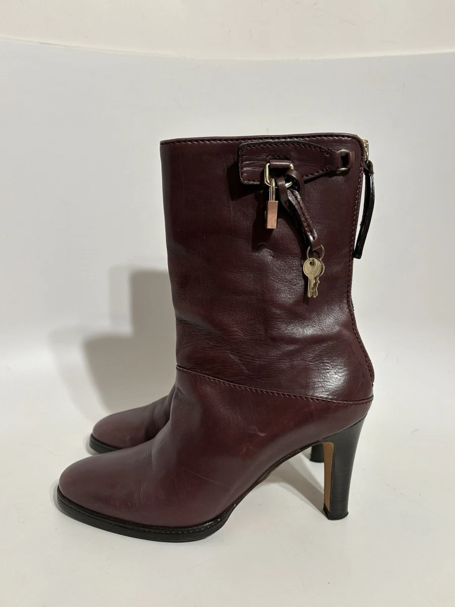 DOLCE & GABBANA バーガンディ ロングブーツ Dolce&Gabbana Boots products for sale | eBay