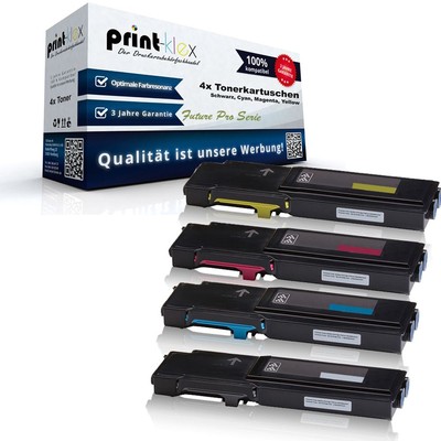 4x Reman Tonerkartuschen für Dell C3760dn C3760n C3765dnf kei Future Pro
