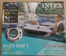 Intex River Run 1 Lounge Inflatable Float Tube Pool Lake Raft 53in New In Box