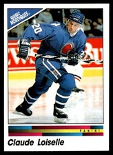1990-91 Panini Stickers Claude Loiselle Quebec Nordiques #151