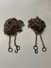 2- Vintage 8-day Cuckoo Clock Chains 75” Long 41 Links Per Foot