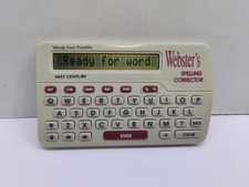 Franklin Webster's Spelling Corrector NCS-101 CROSSWORD SOLVER