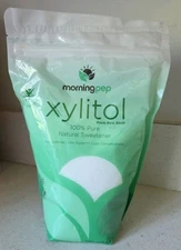 NEW Morningpep XYLITOL Sugar Substitute 2. LB Bulk Made From 100% Pure Birch