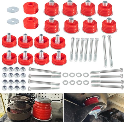 KF04058BK Body Cab Mount Bushings Kit for 1999-2007 Ford F250 F350 Super Duty